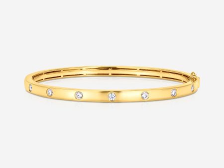 Inlay Diamond Bangle Online Hot Sale