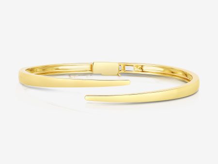 Open Gold Wrap Bangle For Cheap