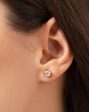 Bezel-Set Classic Diamond Studs Online Sale