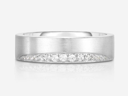 Diamond Edge Wedding Band Online Sale