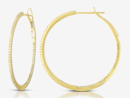 Diamond Hoops Sale