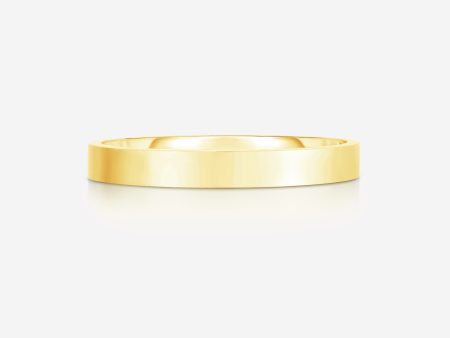 3 mm Flat Wedding Band Cheap