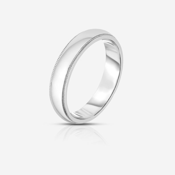 5 mm Milgrain Comfort Fit Wedding Band Online Sale